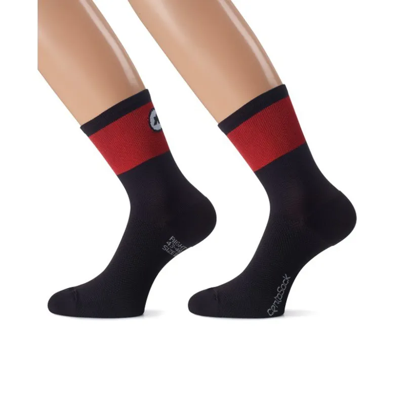 Assos Cento Evo8 Sock in Red size 43 46